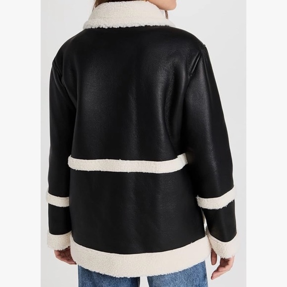 Avec les Filles Faux Shearling Jacket—last chance - Picture 4 of 9